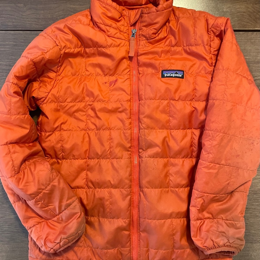 Patagonia boys nano puff jacket SMALL